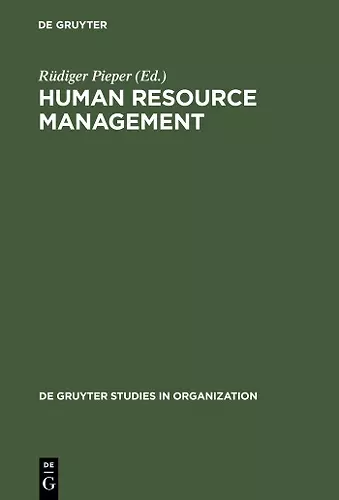 Human Resource Management cover