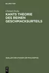 Kants Theorie des reinen Geschmacksurteils cover