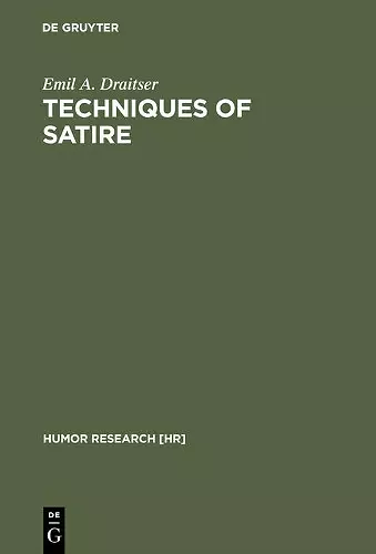 Techniques of Satire cover