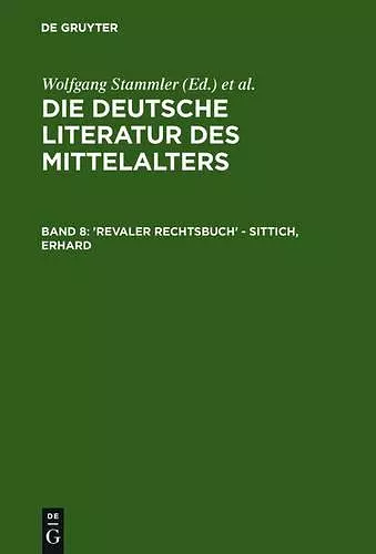 'Revaler Rechtsbuch' - Sittich, Erhard cover