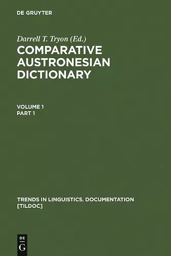 Comparative Austronesian Dictionary cover