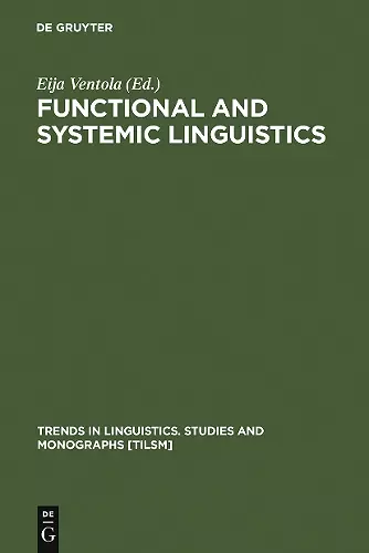 Functional and Systemic Linguistics cover