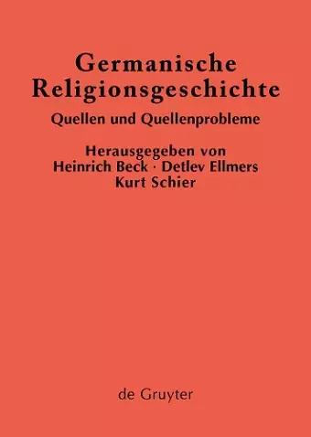 Germanische Religionsgeschichte cover