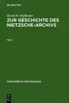 Zur Geschichte Des Nietzsche-Archivs cover