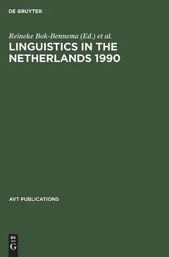 Linguistics in the Netherlands 1990 cover