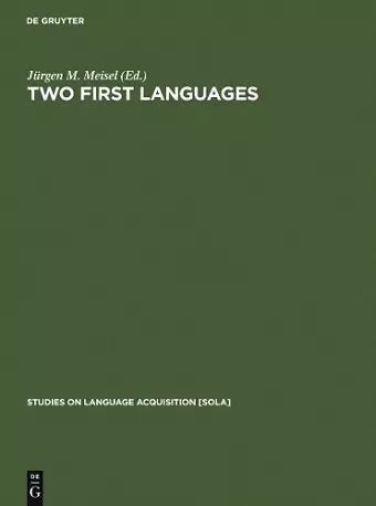Two First Languages cover