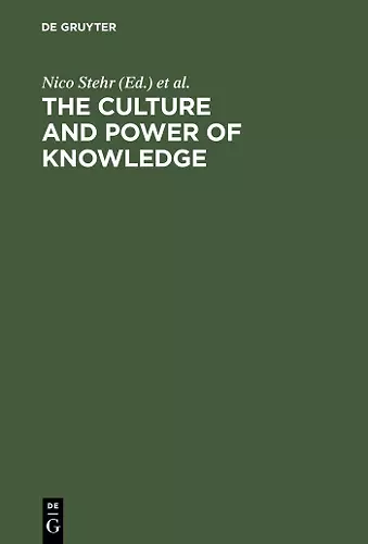 The Culture and Power of Knowledge cover