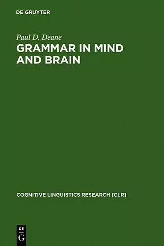 Grammar in Mind and Brain cover