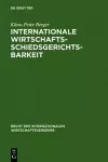 Internationale Wirtschaftsschiedsgerichtsbarkeit cover