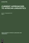 Current Approaches to African Linguistics. Vol 3 cover