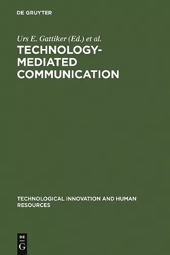 Technology-Mediated Communication cover