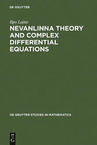 Nevanlinna Theory and Complex Differential Equations cover