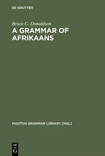 A Grammar of Afrikaans cover