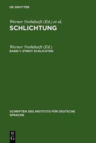 Streit schlichten cover