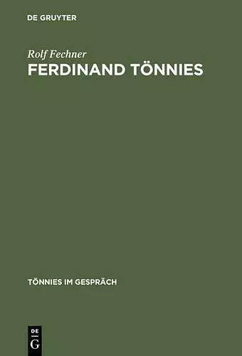Ferdinand Tönnies cover
