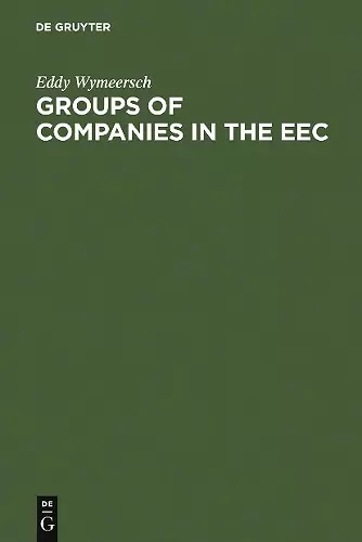 Groups of Companies in the EEC cover