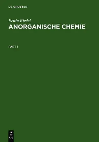 Anorganische Chemie cover