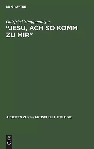 "Jesu, Ach So Komm Zu Mir‟ cover