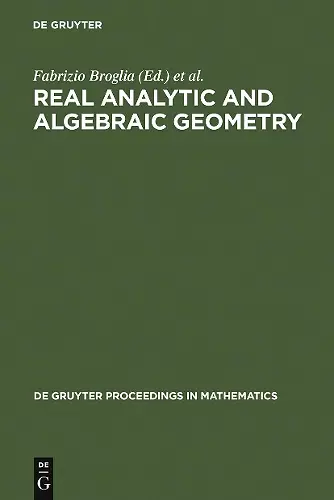 Real Analytic and Algebraic Geometry cover