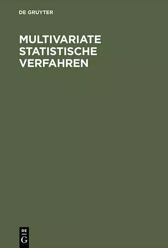 Multivariate statistische Verfahren cover