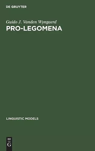 PRO-legomena cover