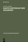 Kants Kriterium der Wahrheit cover