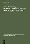 Die Ortswüstungen des Havellandes cover