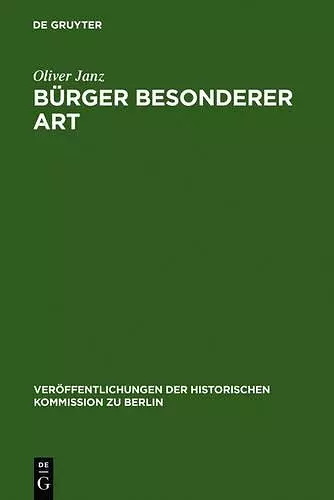 Bürger besonderer Art cover