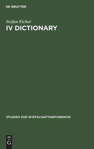 IV Dictionary cover