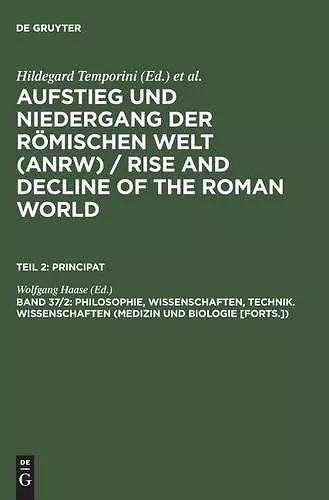 Philosophie, Wissenschaften, Technik. Wissenschaften (Medizin Und Biologie [Forts.]) cover