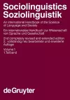 Sociolinguistics / Soziolinguistik. Volume 1 cover