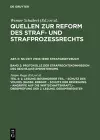 2. Lesung: Besonderer Teil. - Schutz Des Volkes (Rasse. Erbgut. - Schutz Der Bewegung. - Angriffe Auf Die Wirtschaftskraft.) - Überprüfung Der 2. Lesung. Gesamtregister cover