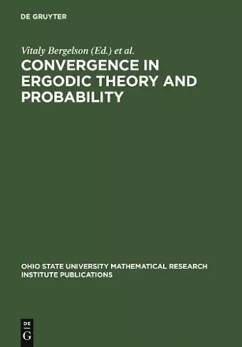 Convergence in Ergodic Theory and Probability cover