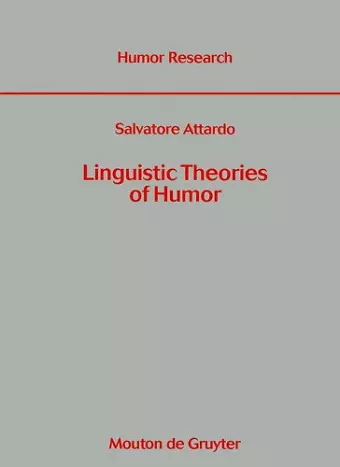 Linguistic Theories of Humor cover