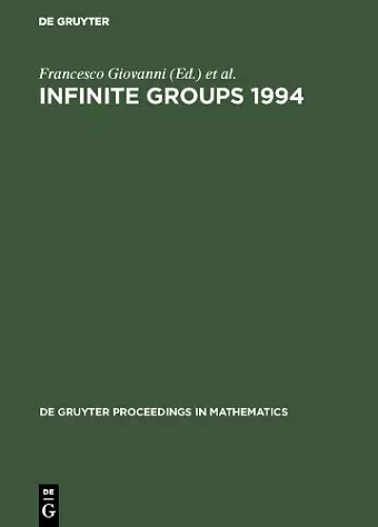 Infinite Groups 1994 cover