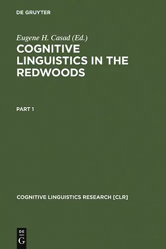 Cognitive Linguistics in the Redwoods cover