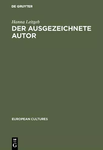 Der ausgezeichnete Autor cover