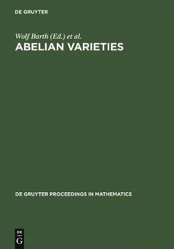 Abelian Varieties cover