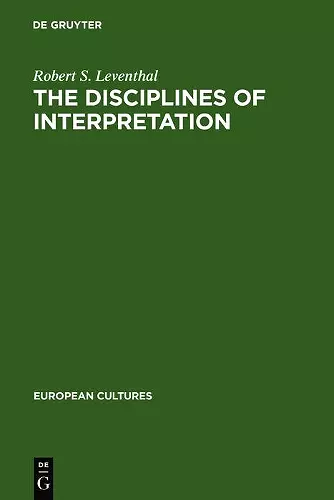 The Disciplines of Interpretation cover