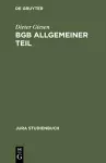 BGB Allgemeiner Teil cover