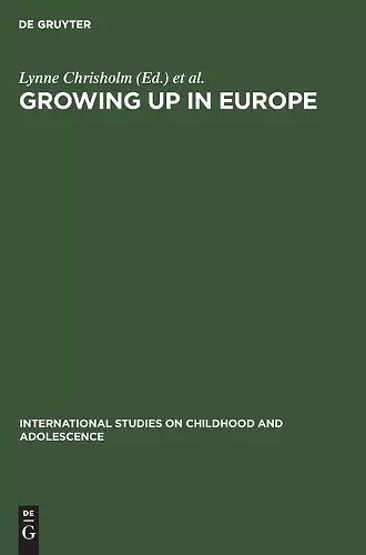 Growing up in Europe cover