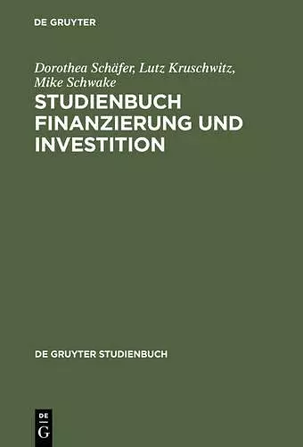 Studienbuch Finanzierung und Investition cover