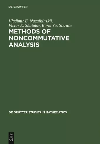 Methods of Noncommutative Analysis cover