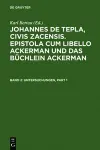Untersuchungen cover
