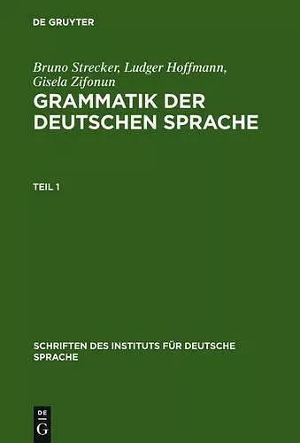 Grammatik der deutschen Sprache cover