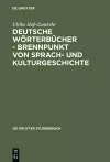 Deutsche Wörterbücher - Brennpunkt von Sprach- und Kulturgeschichte cover