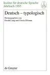 Deutsch - Typologisch cover