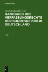 Handbuch Des Verfassungsrechts Der Bundesrepublik Deutschland cover