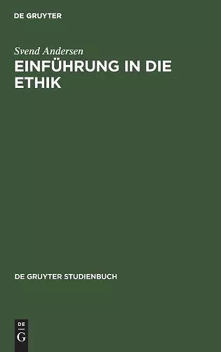 Einführung in die Ethik cover