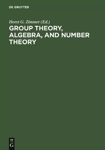 Group Theory, Algebra, and Number Theory cover